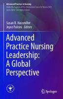 Advanced Practice Nursing Leadership: A Global Perspective (Advanced Practice in Nursing) [1st ed. 2020]
 3030205495, 9783030205492