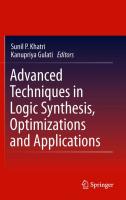Advanced Techniques in Logic Synthesis, Optimizations and Applications
 1441975179, 978-1-4419-7517-1, 978-1-4419-7518-8, 1441975187