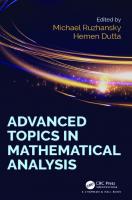 Advanced topics in mathematical analysis
 9780815350873, 0815350872, 9781351142120