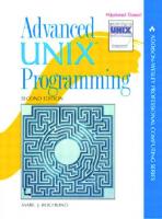 Advanced UNIX programming [2nd ed., 6th pr]
 0131411543, 0076092028222, 9780131411548