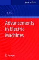 Advancements in Electric Machines (Power Systems)
 9781402090066, 9781402090073, 1402090064