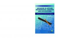 Advances in Applied Mathematical Analysis and Applications
 9788770221108, 9788770221092