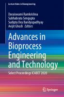 Advances in Bioprocess Engineering and Technology : Select Proceedings ICABET 2020 [1st ed.]
 9789811574085, 9789811574092