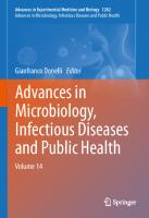 Advances in Microbiology, Infectious Diseases and Public Health: Volume 14 [1st ed.]
 9783030536466, 9783030536473