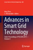 Advances in Smart Grid Technology: Select Proceedings of PECCON 2019—Volume II [1st ed.]
 9789811572401, 9789811572418