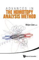 Advances in the Homotopy Analysis Method
 9814551244, 9789814551243