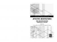 Affective Architectures: More-Than-Representational Geographies of Heritage
 9780367152116, 9780429055737