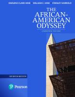 African American Odyssey The Combined Volume [Combined, 7 ed.]
 0134490908, 9780134490908