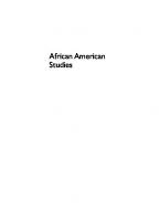 African American Studies
 9781474487757