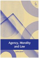Agency, Morality and Law
 9781509947683, 9781509947713, 9781509947706