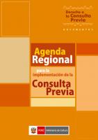Agenda regional para la implementación de la consulta previa (Perú)