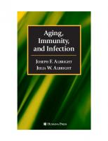 Aging, Immunity, and Infection  [1 ed.]
 0896036448, 9780896036444, 9781592594023