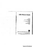 Air Pollution [1, 1 ed.]
 9780074518717, 9780074518717