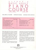 Alfred's Basic Adult Piano Course: Lesson Book, Level One (Alfred's Basic Adult Piano Course, Bk 1) [Illustrated]
 9780882846163