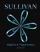 Algebra & Trigonometry [10 ed.]