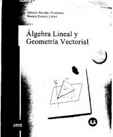 Álgebra Lineal y Geometría Vectorial [2 ed.]
 8417765042, 9788417765040