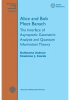 Alice and Bob meet Banach. The interface of asymptotic geometric analysis and quantum information