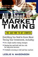 All About Market Timing: The Easy Way to Get Started
 0071436081