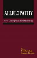 Allelopathy: New Concepts And Methodology
 1578084466, 9781578084463