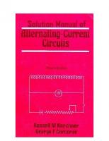 Alternating Current Circuit Solution Manual [4 ed.]