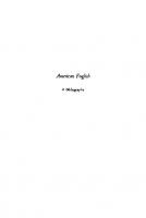 American English: A Bibliography
 9781512814750