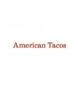 American Tacos: A History and Guide
 9781477320990