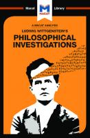 An Analysis of Ludwig Wittgenstein’s Philosophical Investigations
 9781912303151, 9781912127689, 9781912282036