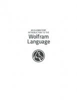 An Elementary Introduction to the Wolfram Language [3 ed.]
 9781944183073, 9781944183080
