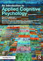 An Introduction to Applied Cognitive Psychology
 9781138840126, 9781138840133, 9781315732954, 1138840122