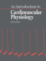 An Introduction to Cardiovascular Physiology
 075061028X, 9780750610285, 9781483183848, 148318384X