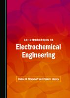 An Introduction to Electrochemical Engineering
 1527501949, 9781527501942