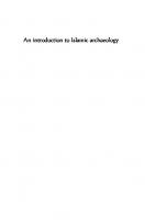 An Introduction to Islamic Archaeology
 9780748629954