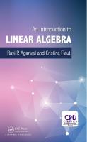 An introduction to linear algebra
 9781315208657, 1315208652, 9781351804301, 1351804308