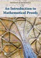 An Introduction to Mathematical Proofs [1 ed.]
 9780367338237