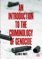 An Introduction to the Criminology of Genocide
 9783030652104, 9783030652111