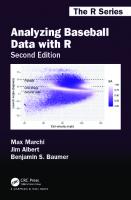 Analyzing Baseball Data with R [2nd ed]
 9781351107082, 1351107089