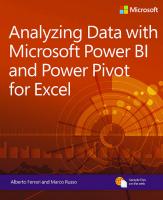 Analyzing Data with Power BI and Power Pivot for Excel
 9781509302765
