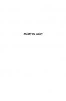 Anarchy and Society. Reflections on Anarchist Sociology [ebook ed.]
 9004252991, 9789004252998, 9789004214965