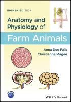 Anatomy and physiology of farm animals [Eighth edition.]
 9781119239710, 1119239710