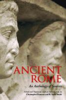 Ancient Rome: An Anthology of Sources
 1624660002, 9781624660009