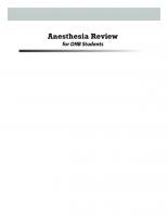 Anesthesia Review for DNB Students [1 ed.]
 9741283608, 9789385999185