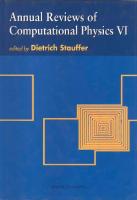 Annual Reviews of Computational Physics VI
 9810235631,  978-9810235635