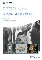 AOSpine Masters Series, Volume 5: Cervical Spine Trauma [1 ed.]
 9781626232242
