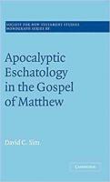 Apocalyptic eschatology in the gospel of Matthew
 0521553652