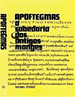 Apoftegmas, a Sabedoria dos Antigos Monges [1 ed.]