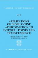 Applications of Diophantine Approximation to Integral Points and Transcendence
 9781108348096