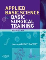 Applied basic science for basic surgical training [2 ed.]
 9780702050589, 070205058X