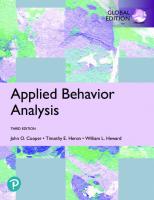Applied Behavior Analysis [3 ed.]
 9781292341057, 129234105X