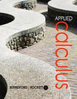 Applied Calculus [7 ed.]
 1305085310, 9781305085312