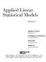 Applied Linear Statistical Models [5]
 0-07-238688-6